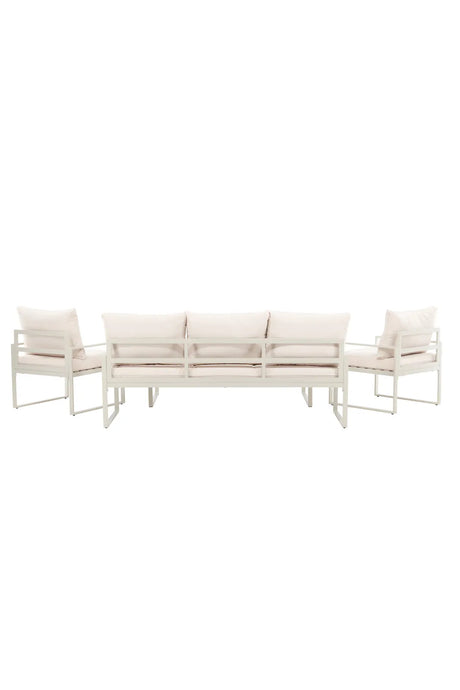 Garten Lounge-Set Catania aus Stahl in Beige von Venture Home – Bild 7