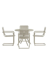 Garten Lounge-Set Chios aus Aluminium, Stahl und gehärtetem Glas in Beige von Venture Home – Bild 1