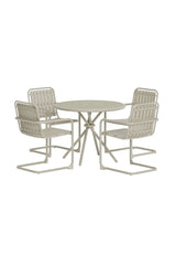 Garten Lounge-Set Chios aus Aluminium, Stahl und gehärtetem Glas in Beige von Venture Home – Bild 2