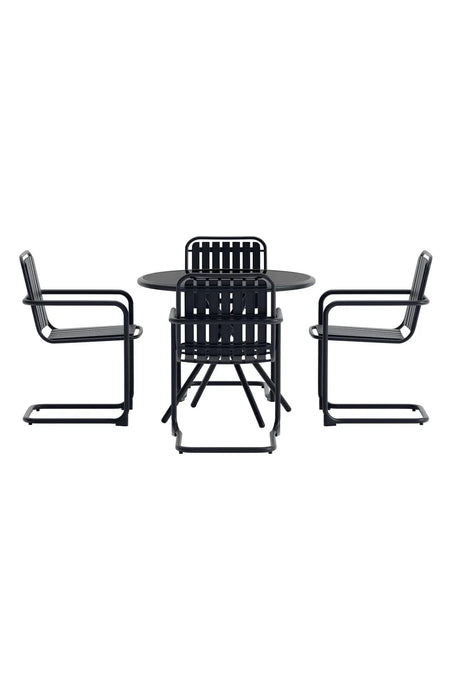 Garten Lounge-Set Chios aus Aluminium, Stahl und gehärtetem Glas von Venture Home – Bild 1