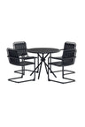 Garten Lounge-Set Chios aus Aluminium, Stahl und gehärtetem Glas von Venture Home – Bild 2