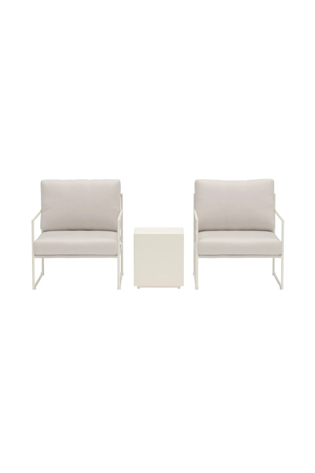 Garten Lounge-Set Lissabon aus Aluminium in Beige von Venture Home – Bild 1