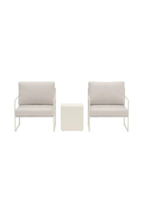 Garten Lounge-Set Lissabon aus Aluminium in Beige von Venture Home – Bild 1