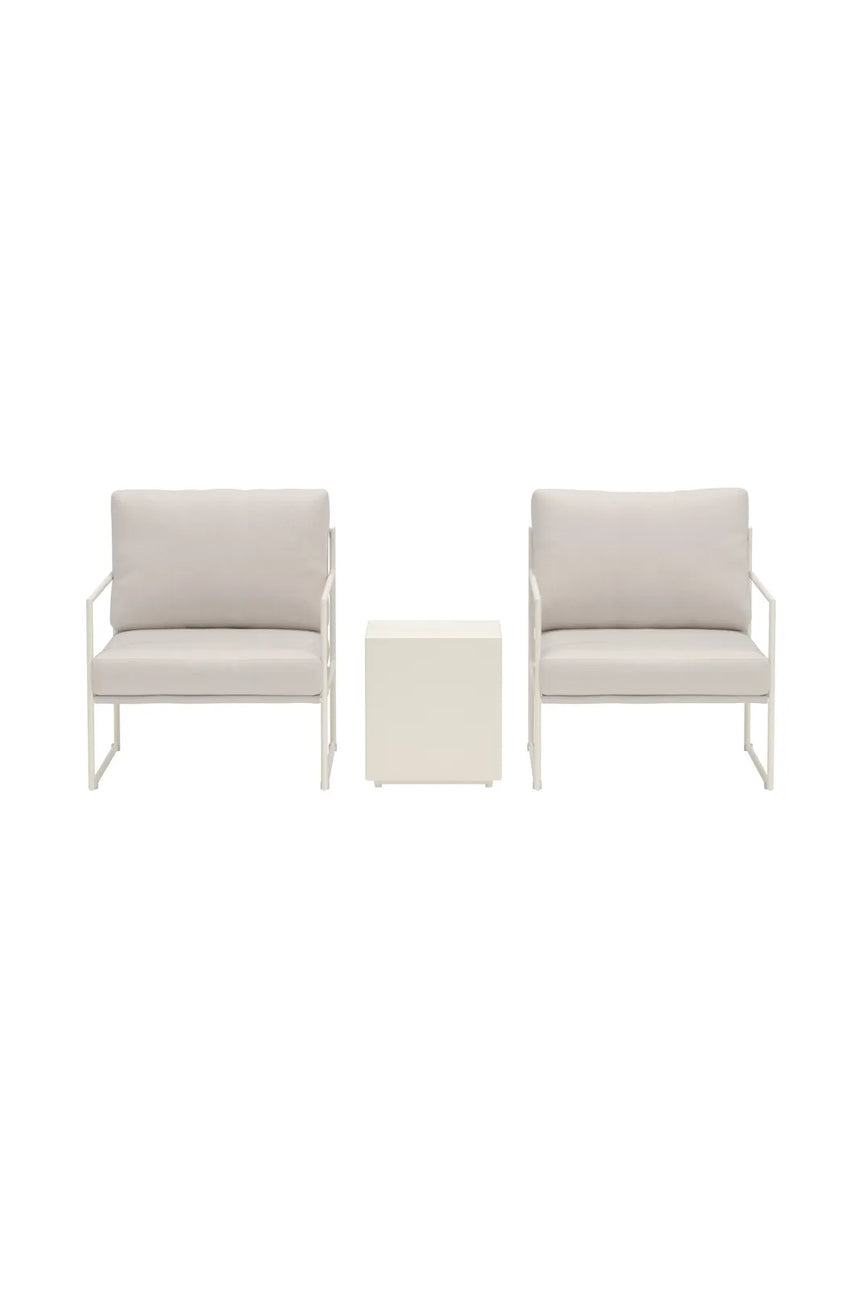 Garten Lounge-Set Lissabon aus Aluminium in Beige von Venture Home – Bild 1