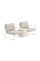 Garten Lounge-Set Lissabon aus Aluminium in Beige von Venture Home – Bild 2