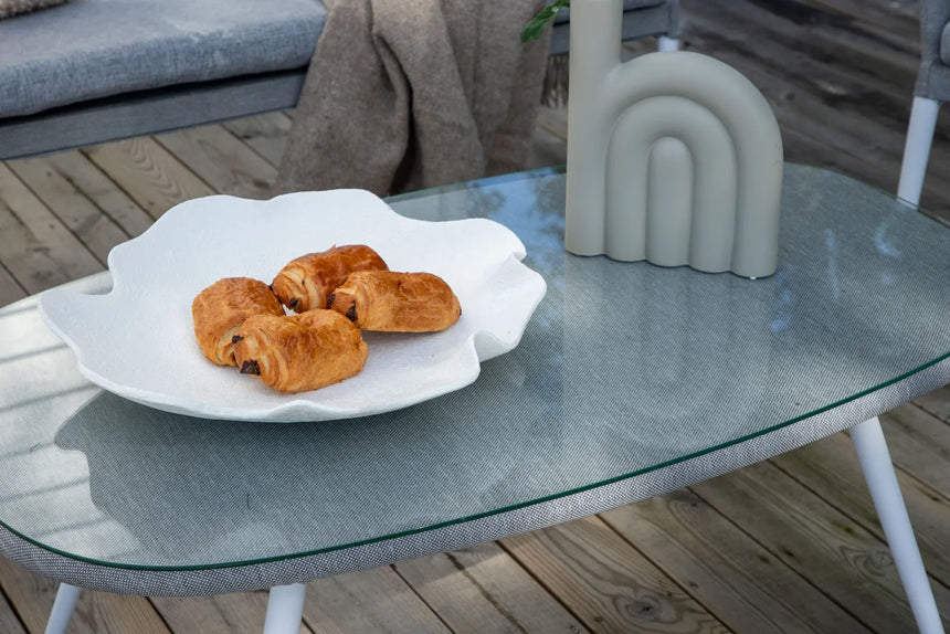Garten Lounge-Set Spoga aus Aluminium, Polyester und Glas in Grau und Weiss von Venture Home – Bild 27