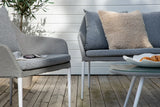 Garten Lounge-Set Spoga aus Aluminium, Polyester und Glas in Grau und Weiss von Venture Home – Bild 28