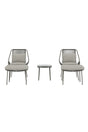 Garten Lounge-Set Zakynthos in Braun mit Glas- und Stahlteilen von Venture Home – Bild 1