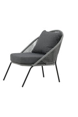Garten Sessel Lindos aus Seil und Stahl, 2er-Set inkl. Kissen von Venture Home – Bild 3