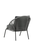 Garten Sessel Lindos aus Seil und Stahl, 2er-Set inkl. Kissen von Venture Home – Bild 6