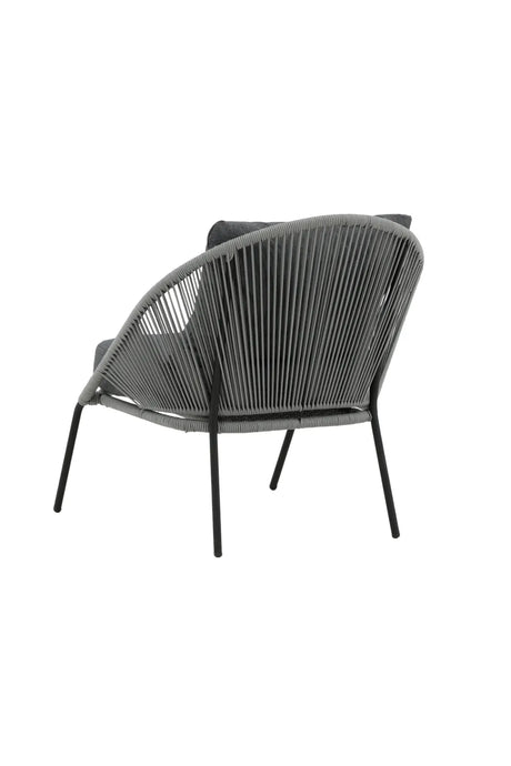 Garten Sessel Lindos aus Seil und Stahl, 2er-Set inkl. Kissen von Venture Home – Bild 6