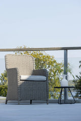 Garten Sessel Wembley aus Geflecht und Stahl in Grau von Venture Home – Bild 14