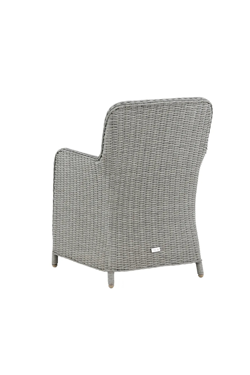 Garten Sessel Wembley aus Geflecht und Stahl in Grau von Venture Home – Bild 7