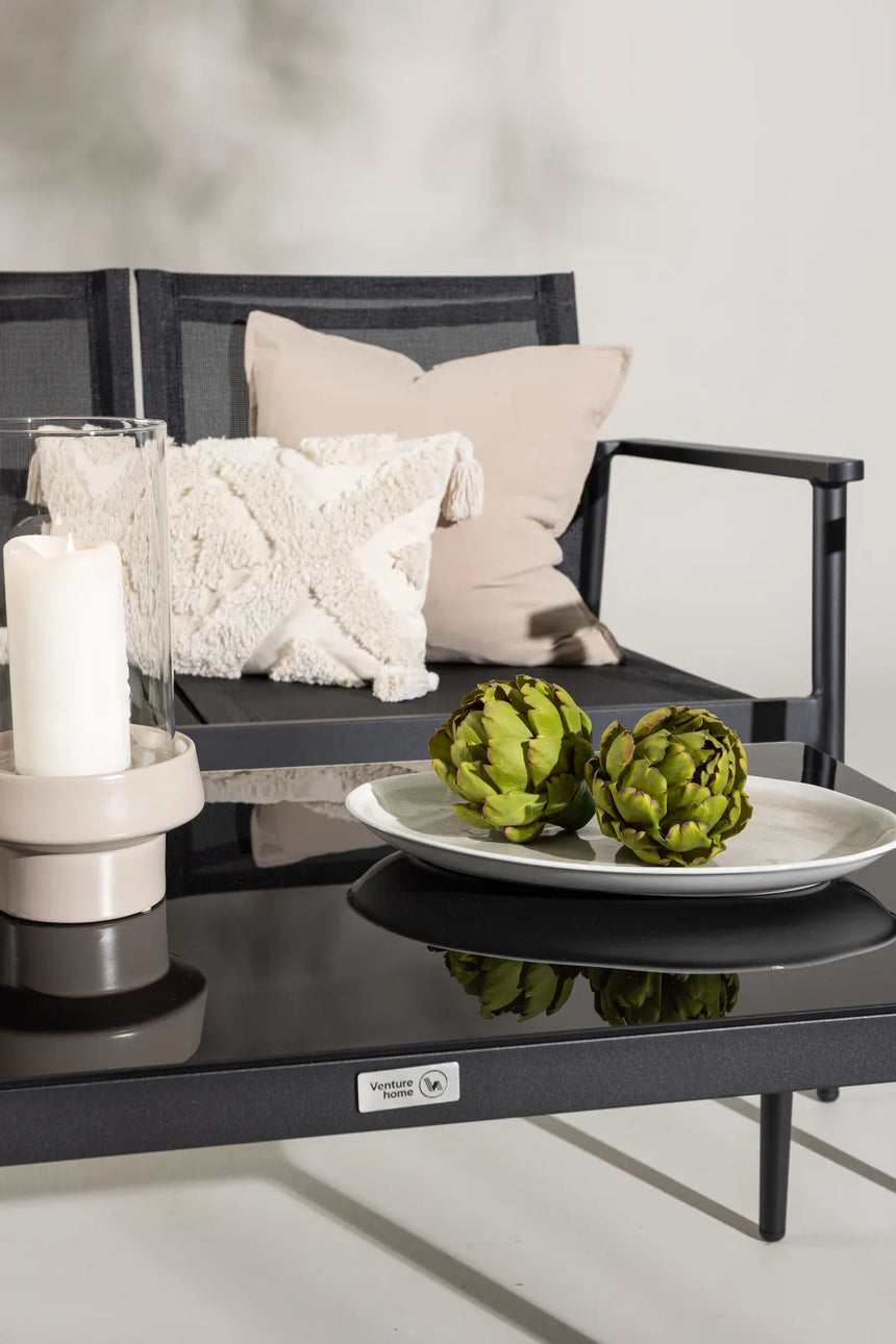 Garten Set Break aus Aluminium und Textilene in Schwarz von Venture Home – Bild 15