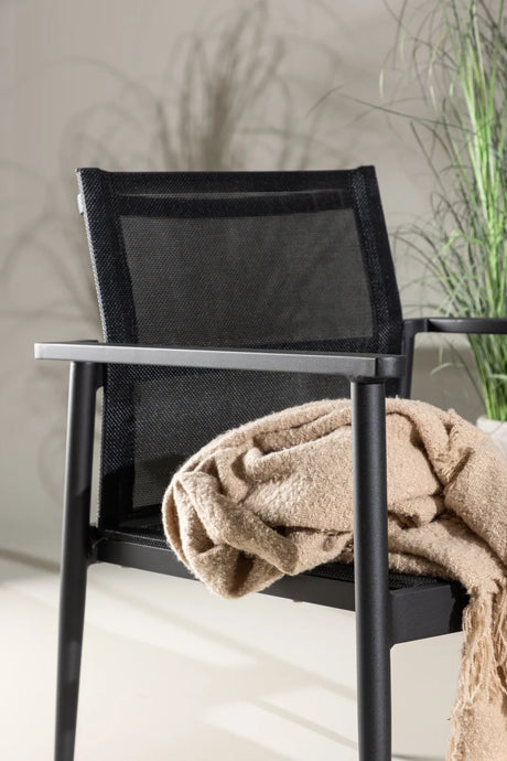 Garten Set Break aus Aluminium und Textilene in Schwarz von Venture Home – Bild 17