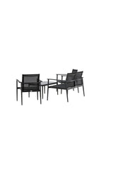 Garten Set Break aus Aluminium und Textilene in Schwarz von Venture Home – Bild 5
