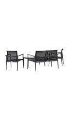 Garten Set Break aus Aluminium und Textilene in Schwarz von Venture Home – Bild 6