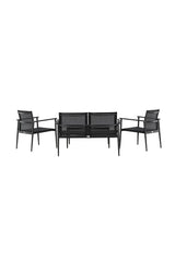 Garten Set Break aus Aluminium und Textilene in Schwarz von Venture Home – Bild 7