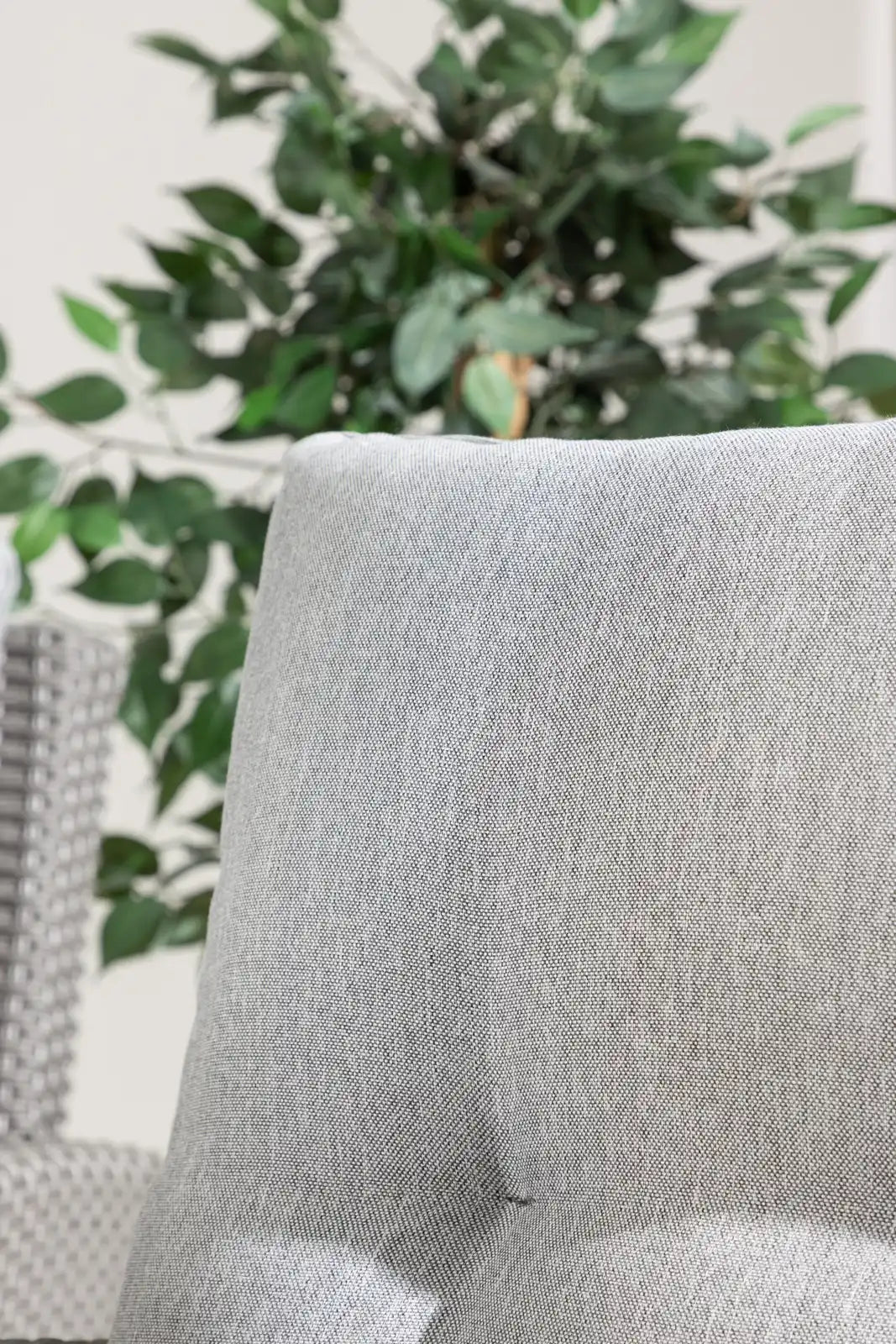 Garten Set Brentwood aus grauem Geflecht mit Glas Tischplatte in Grau von Venture Home – Bild 17