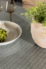 Garten Set Brentwood aus grauem Geflecht mit Glas Tischplatte in Grau von Venture Home – Bild 18