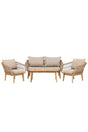 Garten Set Chania aus Akazie in Beige/Natur von Venture Home – Bild 1