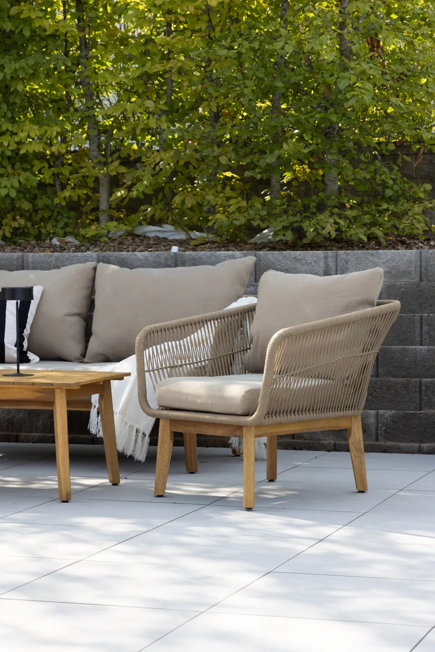 Garten Set Chania aus Akazie in Beige/Natur von Venture Home – Bild 15