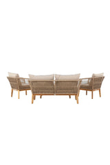 Garten Set Chania aus Akazie in Beige/Natur von Venture Home – Bild 8