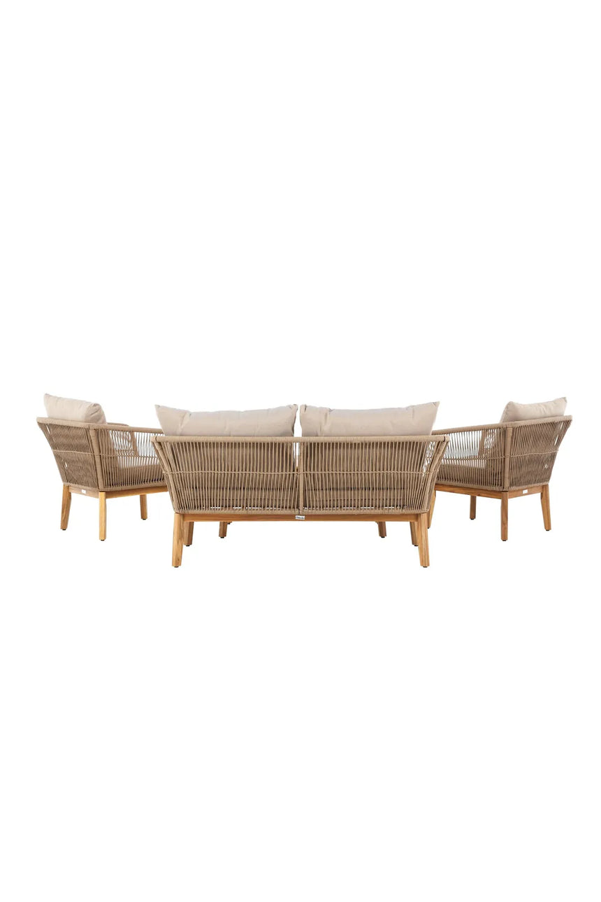Garten Set Chania aus Akazie in Beige/Natur von Venture Home – Bild 8