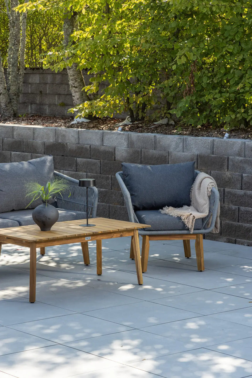 Garten Set Chania aus Akazie in Grau/Natur von Venture Home – Bild 15