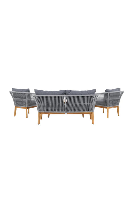Garten Set Chania aus Akazie in Grau/Natur von Venture Home – Bild 9