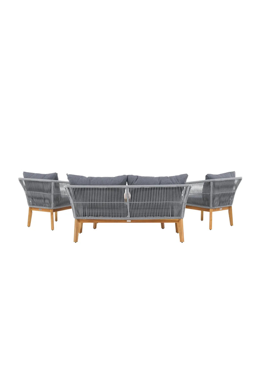 Garten Set Chania aus Akazie in Grau/Natur von Venture Home – Bild 9