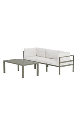 Garten Set Copacabana aus Aluminium und Bouclé in Braun / Weiß von Venture Home – Bild 3