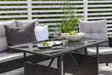 Garten Set Knock aus schwarzem Geflecht mit grauen Polstern von Venture Home – Bild 10