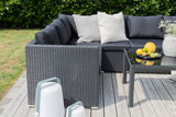 Garten Set Kuba aus Kunststoffgeflecht in Schwarz von Venture Home – Bild 29