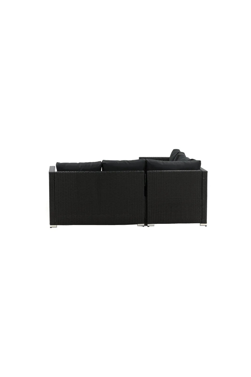 Garten Set Kuba aus Kunststoffgeflecht in Schwarz von Venture Home – Bild 4
