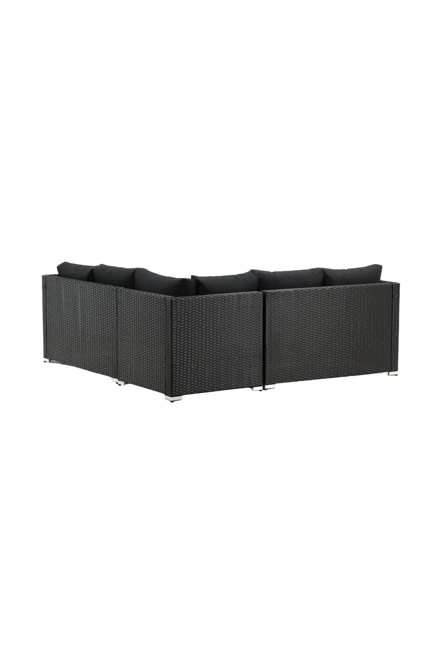 Garten Set Kuba aus Kunststoffgeflecht in Schwarz von Venture Home – Bild 6