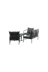 Garten Set Sopot aus Stahl in Schwarz von Venture Home – Bild 5