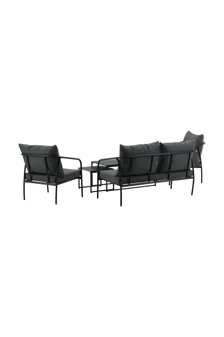 Garten Set Sopot aus Stahl in Schwarz von Venture Home – Bild 6