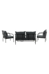 Garten Set Sopot aus Stahl in Schwarz von Venture Home – Bild 7