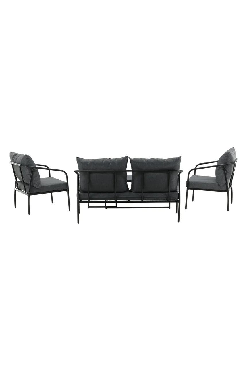 Garten Set Sopot aus Stahl in Schwarz von Venture Home – Bild 7