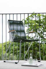 Gartenstuhl Bois aus Stahl in Silber und Grün von Venture Home – Bild 1
