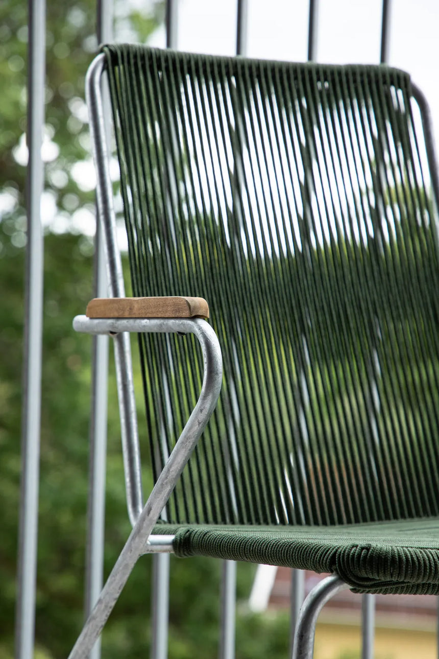 Gartenstuhl Bois aus Stahl in Silber und Grün von Venture Home – Bild 15