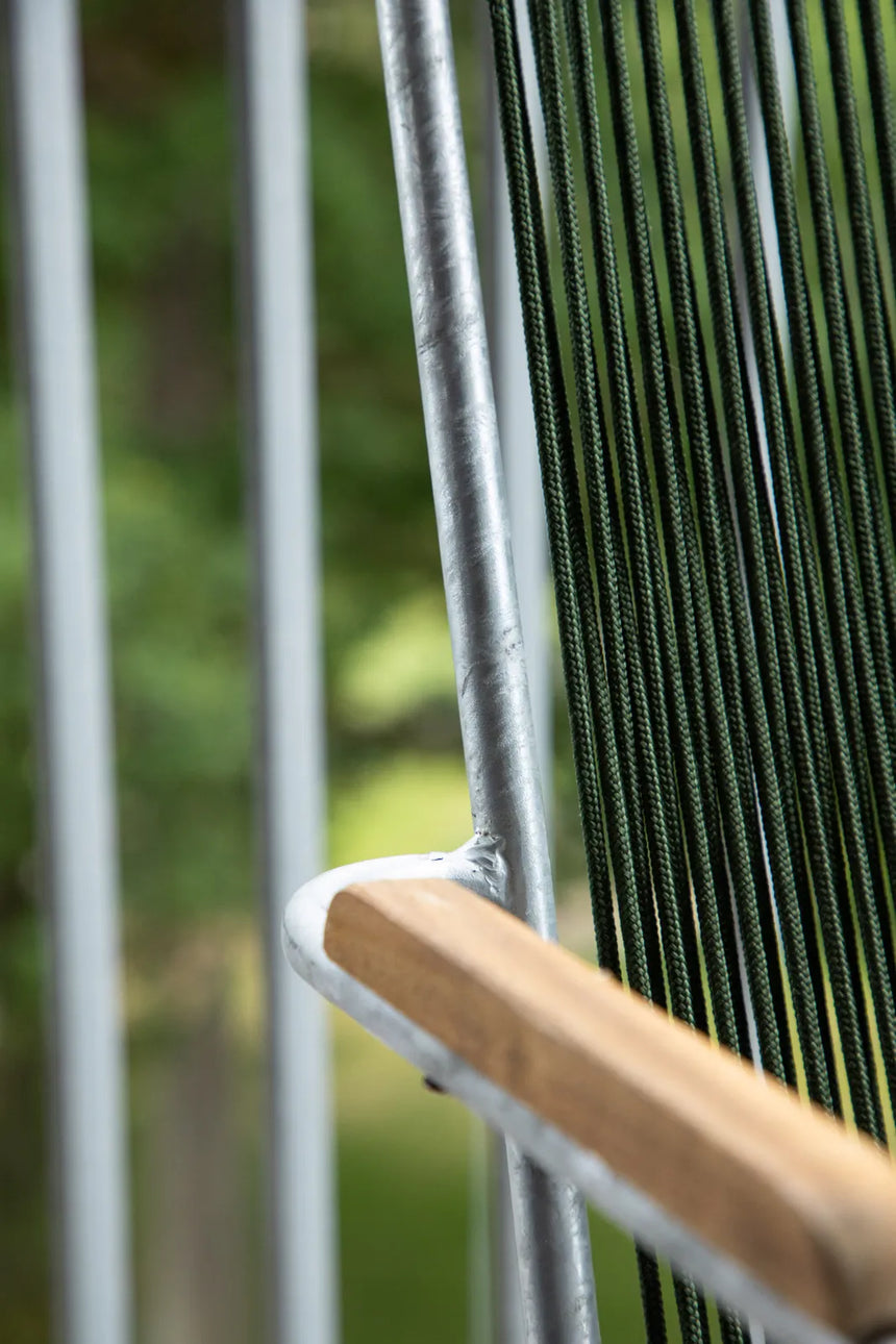 Gartenstuhl Bois aus Stahl in Silber und Grün von Venture Home – Bild 17