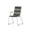 Gartenstuhl Bois aus Stahl in Silber und Grün - ZEN ZONE Furniture