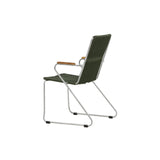 Gartenstuhl Bois aus Stahl in Silber und Grün - ZEN ZONE Furniture
