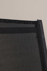 Gartenstuhl Copacabana aus Aluminium und Textilene in Schwarz von Venture Home – Bild 17