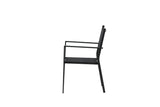 Gartenstuhl Copacabana aus Aluminium und Textilene in Schwarz von Venture Home – Bild 23