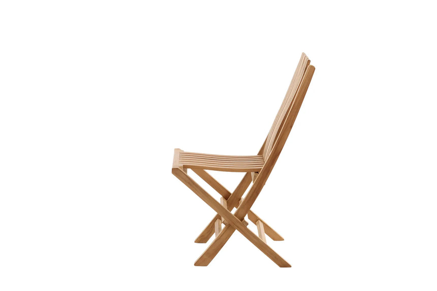 Gartenstuhl Ghana, klappbar, aus Teak in Natur von Venture Home – Bild 19