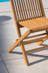 Gartenstuhl Kenya aus Teakholz in Natur von Venture Home – Bild 15