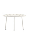 Gartentisch Giardini aus Aluminium, rund, in Beige, 120×120x74 cm von Venture Home – Bild 1